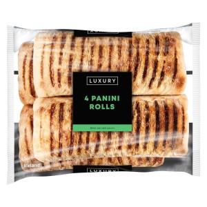 Iceland Luxury 4 Panini Rolls